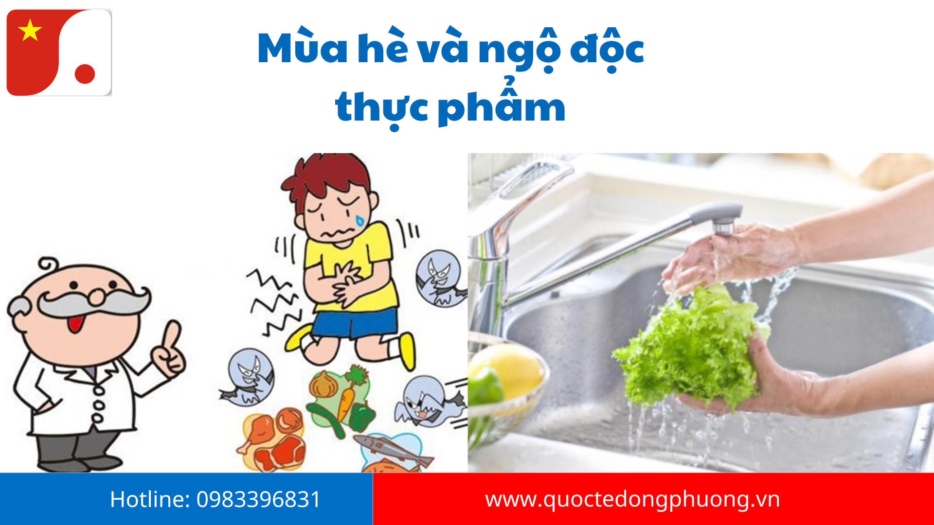 Tránh ngộ độc thực phẩm ở mùa hè Nhật Bản