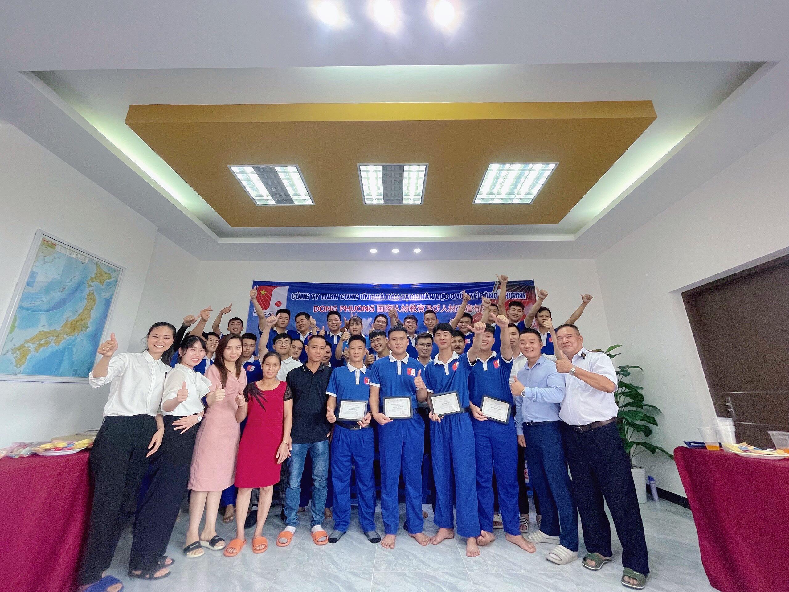 Lễ xuất cảnh và tiễn bay 04 bạn Thực tập sinh Đông Phương