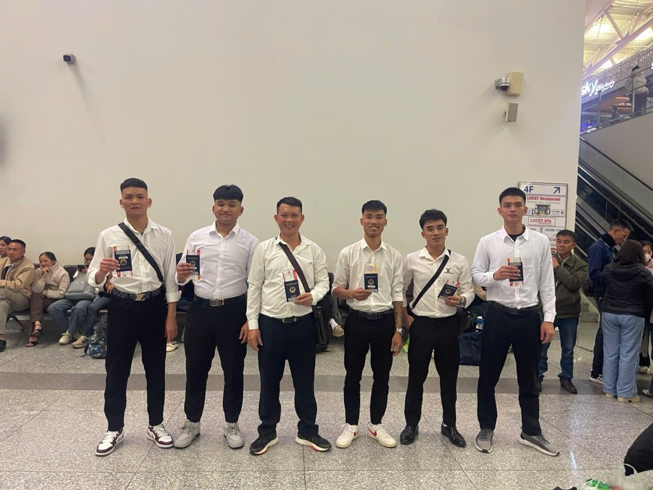 Xuất cảnh 6 bạn TTS ngày 09.12.2024