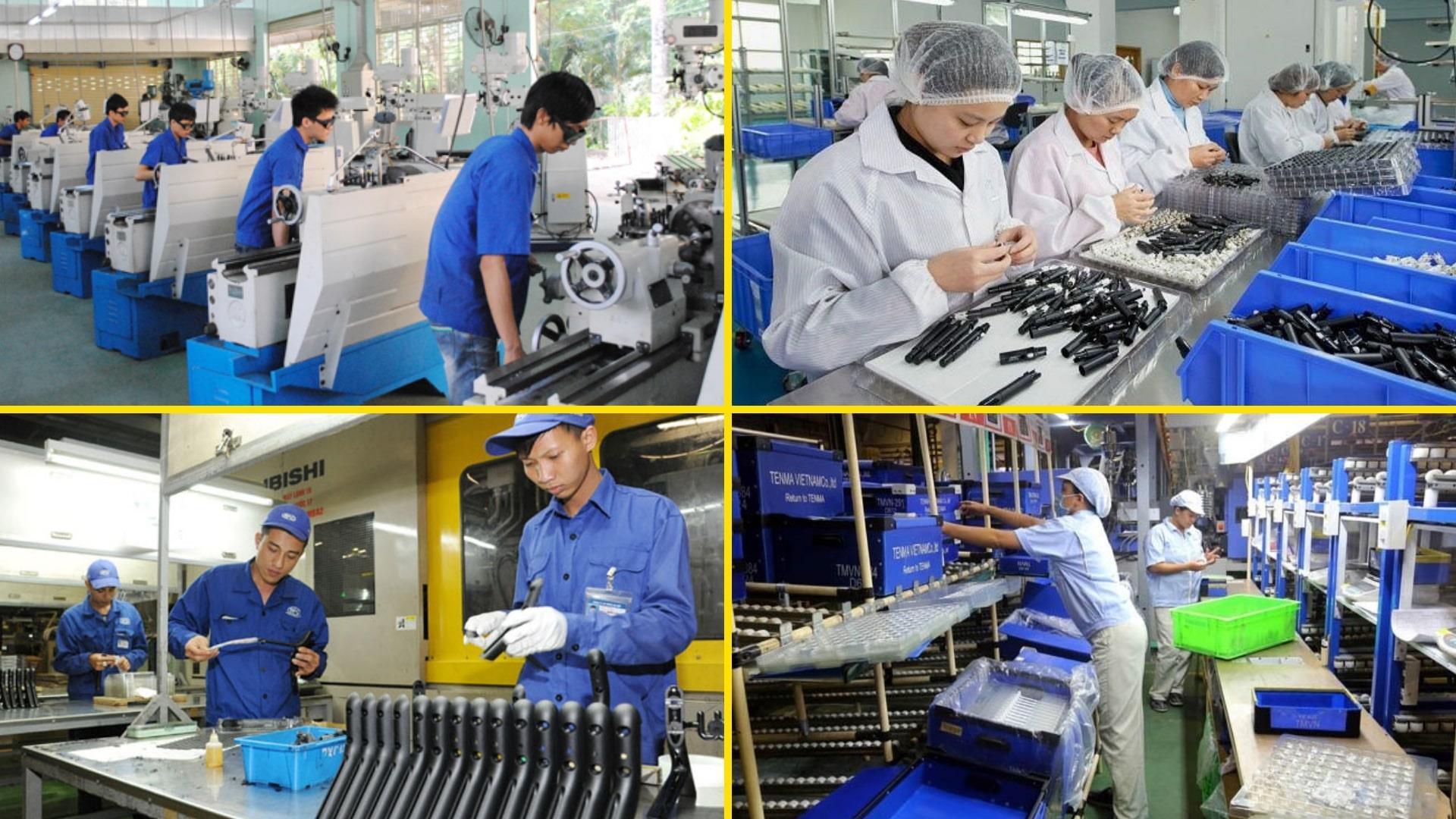 Đơn hàng: Thao tác máy gia công và kiểm tra hàng